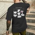 クレヨンしんちゃん いろいろシロ 長袖tシャツ メンズTシャツ バックプリント 彼への贈り物