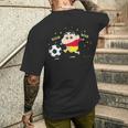 クレヨンしんちゃん しんちゃんとサッカー メンズTシャツ バックプリント 彼への贈り物