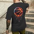 クールなバスケットボール メンズTシャツ バックプリント 彼への贈り物