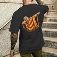 クールダビングレスラーポンチョ、ルチャドールマスクルチャリブレ メンズTシャツ バックプリント 彼への贈り物