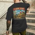 ケープコッドビーチ マサチューセッツ州 休暇 ケープコッド ウェディング メンズTシャツ バックプリント 彼への贈り物