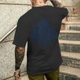 コルクアイルランド船と錨 メンズTシャツ バックプリント 彼への贈り物