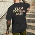 コントラバス奏者にとっては面白く、コントラバス奏者にとってはクールである メンズTシャツ バックプリント 彼への贈り物