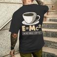 コーヒーラバーエナジーミルクコーヒー EMc² メンズTシャツ バックプリント 彼への贈り物
