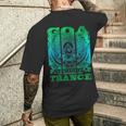 ゴア・サイケデリック・トランス-Om サイトランス レイバー メンズTシャツ バックプリント 彼への贈り物