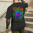 サイケデリック タコ クラーケン 触手 サイケデリックな服 メンズTシャツ バックプリント 彼への贈り物