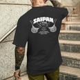サイパンマリアナ Cnmi チャモロ メンズTシャツ バックプリント 彼への贈り物