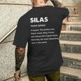 サイラス名 メンズTシャツ バックプリント 彼への贈り物