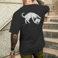 サバトラ猫 へそ天 キジトラ 猫好き おしゃれ かわいい おもしろ レトロ メンズTシャツ バックプリント 彼への贈り物