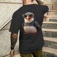 サングラスをかけたペンギン アニマル・フレンド ラブ・キュート・ペンギン メンズTシャツ バックプリント 彼への贈り物