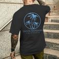 サンタ バーバラ ビーチ カリフォルニア サーフ ヴィンテージ カリ イスラビスタ 長袖tシャツ メンズTシャツ バックプリント 彼への贈り物