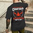 ザリガニが大好きな理由-素晴らしいザリガニ メンズTシャツ バックプリント 彼への贈り物