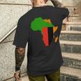 ザンビア国旗 アフリカ 大陸 シルエット ザンビアンへのギフト 長袖tシャツ メンズTシャツ バックプリント 彼への贈り物