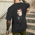 ザ・フーのドラマー キース・ムーン 1973 メンズTシャツ バックプリント 彼への贈り物