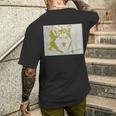 シベリアン ハスキーiberian Husky 愛犬 犬 雑貨 グッズ 人間用 愛犬家 犬好き メンズTシャツ バックプリント 彼への贈り物