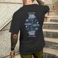 メンズ シンセサイザー ミュージシャン メンズTシャツ バックプリント 彼への贈り物