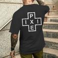 スタイリッシュなピクシーtシャツ メンズTシャツ バックプリント 彼への贈り物