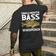 スモールマウスバス ウィスパラー コクチバス 長袖tシャツ メンズTシャツ バックプリント 彼への贈り物