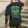 セントパトリックデー グッドガールズ スパイス アイリッシュガールズ ウイスキー オンアイス メンズTシャツ バックプリント 彼への贈り物