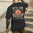 ソーラーサイケ メンズTシャツ バックプリント 彼への贈り物