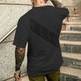 タイヤトレッドマーク スキッドタイヤ メンズTシャツ バックプリント 彼への贈り物