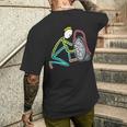タイヤ交換。 メンズTシャツ バックプリント 彼への贈り物