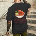 タイ料理、タムヤムカン、タイ メンズTシャツ バックプリント 彼への贈り物
