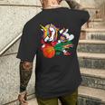 ダビングユニコーン ジョーダン バスケットボールファンジャージ ジョーダン国旗 メンズTシャツ バックプリント 彼への贈り物