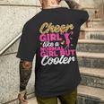 チア チアリーディング チーターレオパードチアガール 普通みたいに メンズTシャツ バックプリント 彼への贈り物