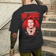 デヴィッド・ボウイ ジギー スターダスト モーションピクチャー カラー スキタ写真 長袖tシャツ メンズTシャツ バックプリント 彼への贈り物