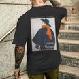 トゥールーズ・ロートレック アリスティド・ブリュアン キャバレー メンズTシャツ バックプリント 彼への贈り物