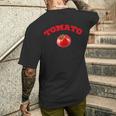トマトティーVegetable メンズTシャツ バックプリント 彼への贈り物