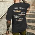 トラウト魚種釣り釣り服の種類 メンズTシャツ バックプリント 彼への贈り物