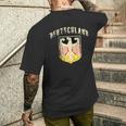 ドイツ ビンテージ フラッグ バナー 紋章 イーグル メンズTシャツ バックプリント 彼への贈り物