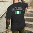 ナイジェリア国旗 誇り高きナイジェリア メンズTシャツ バックプリント 彼への贈り物