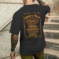 ナッシュビル テネシー Usa カントリー & ウエスタン ミュージック バンドウェア メンズTシャツ バックプリント 彼への贈り物