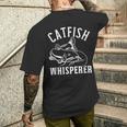 ナマズフィッシング メンズTシャツ バックプリント 彼への贈り物