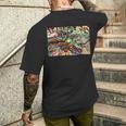 ニジイロクワガタ メンズTシャツ バックプリント 彼への贈り物