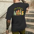 ニュージーランドの鳥 キウイ マオリ アオテアロア タカヘ カカポ ウェカ メンズTシャツ バックプリント 彼への贈り物