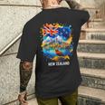 ニュージーランド国旗 旅行 お土産 ニュージーランド人 Nz キウイバード 長袖tシャツ メンズTシャツ バックプリント 彼への贈り物