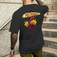 ネックディープシューティングアイ メンズTシャツ バックプリント 彼への贈り物