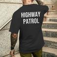 ハイウェイパトロール メンズTシャツ バックプリント 彼への贈り物