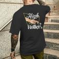 ハイローラー ゲーミングギャンブル カジノ ビッグベット ギャンブラー 長袖tシャツ メンズTシャツ バックプリント 彼への贈り物
