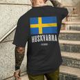 ハスクバーナ市 スウェーデン メンズTシャツ バックプリント 彼への贈り物