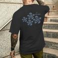 ハワイアン ウミガメ ホヌ オハナ 海洋動物 ハワイ ビンテージ メンズTシャツ バックプリント 彼への贈り物