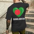 バングラデシュ国旗シャツ メンズTシャツ バックプリント 彼への贈り物