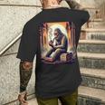 パイプスモーキング ビッグフット パイプスクワッチ メンズTシャツ バックプリント 彼への贈り物