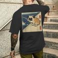 パグ 犬 面白いtシャツ イヌ 釣り メンズ おもしろ 面白い 服 おもしろグッズ 文字tシャツ ネタ 海釣り 川釣り メンズTシャツ バックプリント 彼への贈り物