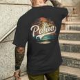 パラオの太平洋 メンズTシャツ バックプリント 彼への贈り物