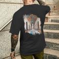 パリ アートワーク ルーヴル美術館 フランス観光 フランス メンズTシャツ バックプリント 彼への贈り物